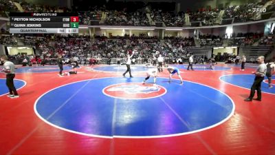 132-6A Quarterfinal - Peyton Nicholson, Etowah vs Quinn Jenkins, Buford HS