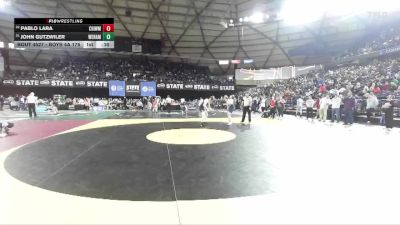 Boys 4A 175 lbs Cons. Round 2 - Pablo Lara, Chiawana vs John Gutzwiler, Wenatchee