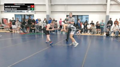 132 lbs Cons. Sub-rd Of 16 - Mateo Hernandez, Colorado vs Deegan Black, Uintah Wrestling