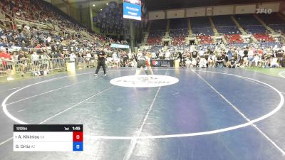 120 lbs Rnd Of 32 - Arseni Kikiniou, CA vs Gunnar Ortiz, AZ