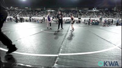 115 lbs Consi Of 4 - Charlee McClung, Elgin Wrestling vs Alexis Bishop, Bristow Elementary Wrestling Club
