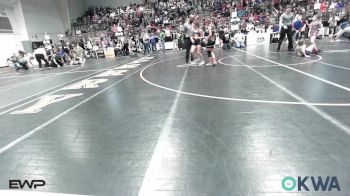 83-90 lbs Rr Rnd 2 - Evelyn Boren, Verdigris Youth Wrestling vs Payton Mccall, Broken Arrow Wrestling Club