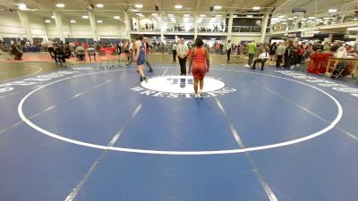 160 lbs Consi Of 4 - Edjiani Monteiro, Providence County WC vs Madeline McAllister, ME Trappers WC