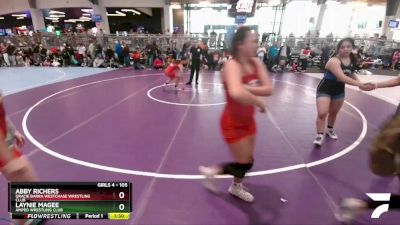 105 lbs Quarterfinal - Abby Richers, Gracie Barra Westchase Wrestling Club vs Laynie Magee, Amped Wrestling Club