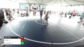 130 lbs Semifinal - Sussette Bell, Threshold WC vs Mia Hooper, Northview