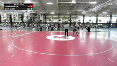 144 lbs Consi Of 8 #1 - Quenton Boykin, N/a vs Sahil Karimi, Viking Wrestling Club