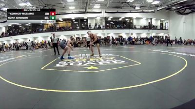 165 lbs Quarterfinal - Connor Williams, Adrian vs Noah Johnson, Mount St Joseph