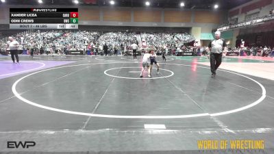 46 lbs Round Of 32 - Xander Licea, Caruthers vs Odin Crews, Buckaroo Wrestling Club