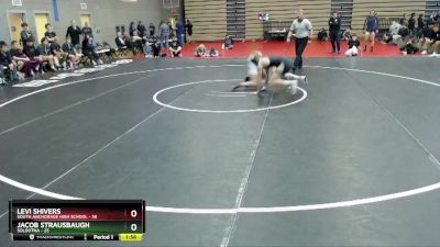 140 lbs Round 5: 12:00pm Sat. - Levi Shivers, South Anchorage High School vs Jacob Strausbaugh, Soldotna