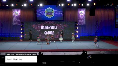 Gainesville Gators [2022 Mitey Mite Sideline Performance Cheer] 2022 Pop Warner National Cheer & Dance Championship