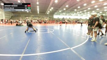 145 lbs Rr Rnd 1 - Anthony Moreno, Estebuilt WC vs Logan Willis, Evil Empire