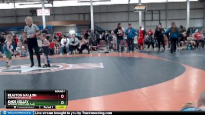 42-43 lbs Round 1 - Klayton Naillon, Hawk Wrestling Club vs Kade Kelley, Warrior Wrestling Club