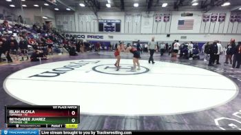 155 lbs 1st Place Match - Islah Alcala, Toppenish vs Bethsabee Juarez, Toppenish