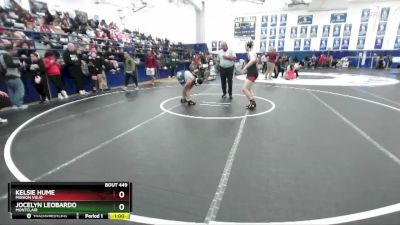 155 lbs Cons. Round 3 - Jocelyn Leobardo, Montclair vs Kelsie Hume, Mission Viejo