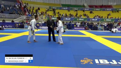 NICOLLY DA SILVA FERREIRA vs FLÁVIA MENDONÇA COSTA 2023 Brasileiro Jiu-Jitsu IBJJF