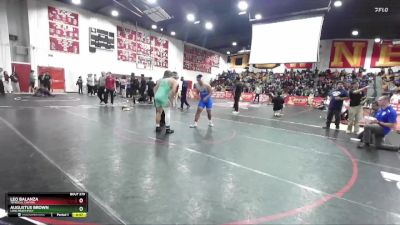 165 lbs Cons. Round 2 - Leo Balanza, Temescal Canyon vs Augustus Brown, Long Beach Poly