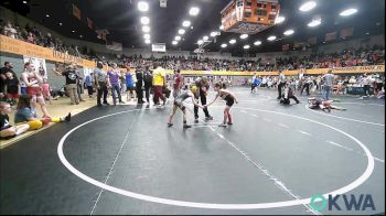 54 lbs Rr Rnd 2 - Sydney Bach, Weatherford Youth Wrestling vs Annie Raper, Tecumseh Youth Wrestling
