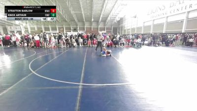 44 lbs Champ. Round 1 - Stratton Barlow, RWC- Roy Wrestling Club vs Knox Arthur, Sanderson Wrestling Academy
