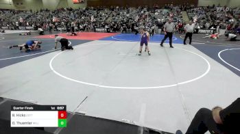 87 lbs Quarterfinal - Bentley Hicks, Cottage Grove WC vs Oliver Thuemler, Willows Wrestling