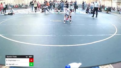 54 lbs Quarterfinal - Declan Espinosa, Rough House WC vs Maddoc Harrell, Lawc