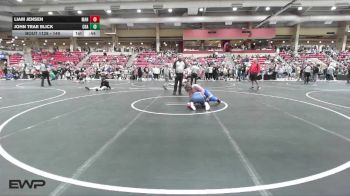 140 lbs Cons. Round 1 - Liam Jensen, Manhattan vs John Trae Blick, Chaparral