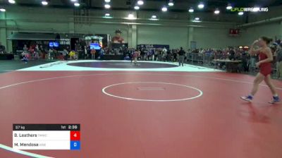 57 kg Round Of 16 - Becka Leathers, TMWC vs Monica Mendosa, Aries WC