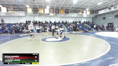 190 lbs Cons. Round 3 - Cameron Levine, Aliso Niguel vs Edgar Ramirez, St. John Bosco