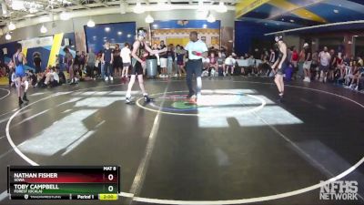 120 lbs Champ. Round 1 - Nathan Fisher, SOWA vs Toby Campbell, Forest (Ocala)