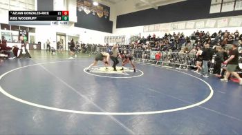 132 lbs Champ. Round 2 - Azuan Gonzales-Rice, Etiwanda vs Jude Woodruff, Cerritos