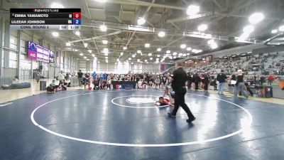 12U Girls - 87 lbs Cons. Round 2 - Emma Yamamoto, HI vs Lileeah Johnson, WA