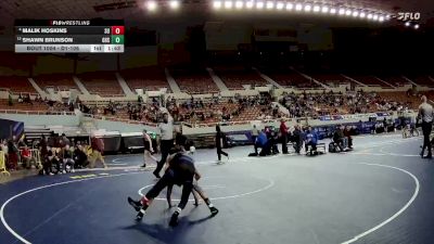 D1-106 lbs Champ. Round 1 - Shawn Brunson, Gilbert High School vs Malik Hoskins, Sunnyside High School