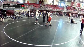 195 lbs Quarterfinal - James (Jet) Welsh, O`Neill Leprechaun Wrestling vs Jayden Bowen, Trojan Wrestling Club