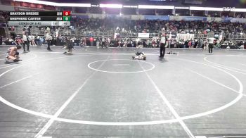 55 lbs Consi Of 8 #2 - Grayson Bresee, Seneca Youth WC vs Shepherd Carter, Arkansas Elite