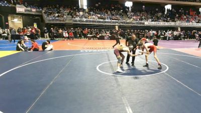 6A 120 lbs Champ. Round 1 - Jackson Shipley, Dripping Springs vs Colton Woodward, Rockwall Heath