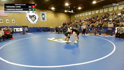 144 lbs Cons. Round 4 - Nathaniel Lopez, Mt. Whitney vs Christian Rosales, Woodlake