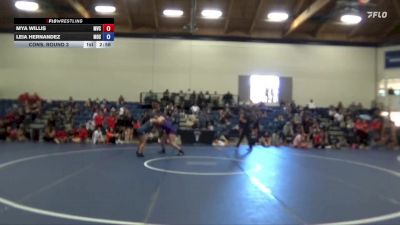 160 lbs Cons. Round 3 - Leia Hernandez, Menlo Oak Squad vs Mya Willis, Missouri Valley