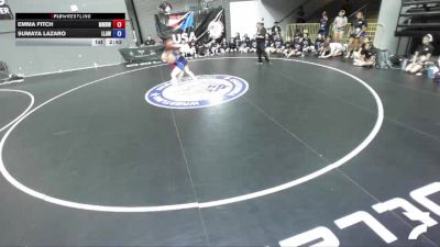 145 lbs Emma Fitch, MDWA - Mount Diablo Wrestling Association vs Sumaya Lazaro, LAWA - Los Angles Wrestling Association