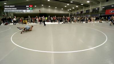 174.9-187 lbs Champ. Round 3 - Braxton Moss, Sanderson Wrestling Academy vs Ethan Brott, Minnesota