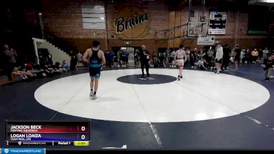 120 lbs Semifinal - Jackson Beck, Fighting Squirrels vs Logan Loaiza, Team Real Life