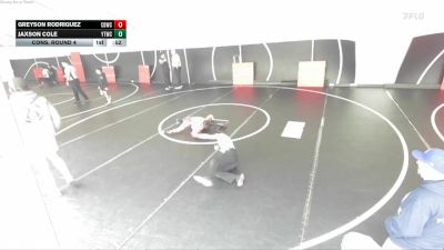 63 lbs Cons. Round 4 - Greyson Rodriguez, Church Boyz Wrestling Club vs Jaxson Cole, Yucaipa Thunder Wrestling Club