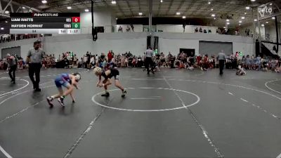 84 lbs Round 1 (6 Team) - Liam Ivatts, New England Gold vs Hayden Horwat, TDWC