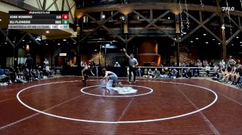 120 lbs Quarters & 1st Wb (16 Team) - Eli Flowers, Union County vs Jose Romero, Glenn Hills