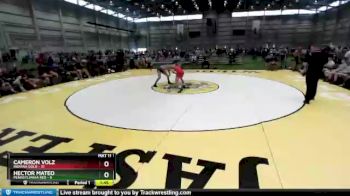 132 lbs Round 2 (8 Team) - Cameron Volz, Indiana Gold vs Hector Mateo, Pennsylvania Red