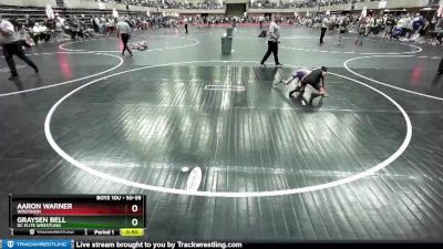 50-55 lbs Quarterfinal - Graysen Bell, DC Elite Wrestling vs Aaron Warner, Wisconsin