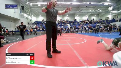 119 lbs Semifinal - Champ Thompson, Jenks Trojan Wrestling Club vs Braxton McGinnis, Team Tulsa Wrestling Club