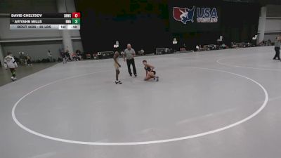 88 lbs Champ. Rd Of 64 - Aviyahn Mills, Roundtree Wrestling Academy vs David Cheltsov, Savage House Wrestling Club