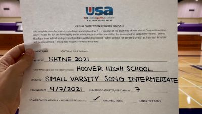 Hoover High School [Varsity - Song/Pom - Intermediate] USA Spirit & Dance Virtual National Championships