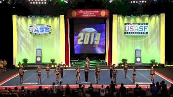 Cheer Extreme - Raleigh - Cougar Coed [2019 L5 Senior Open Small Coed Semis] 2019 The Cheerleading Worlds