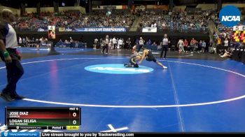 125 lbs Prelim Round 2 - Jose Diaz, Gannon vs Logan Seliga, UNC Pembroke