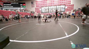 95 lbs Rr Rnd 2 - Ava Schultz, Rough Riders vs Ashlynn Clark, Team Nomad